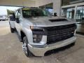 Silver Ice Metallic - Silverado 3500HD Work Truck Crew Cab 4x4 Photo No. 2