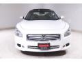 2012 Winter Frost White Nissan Maxima 3.5 SV  photo #2