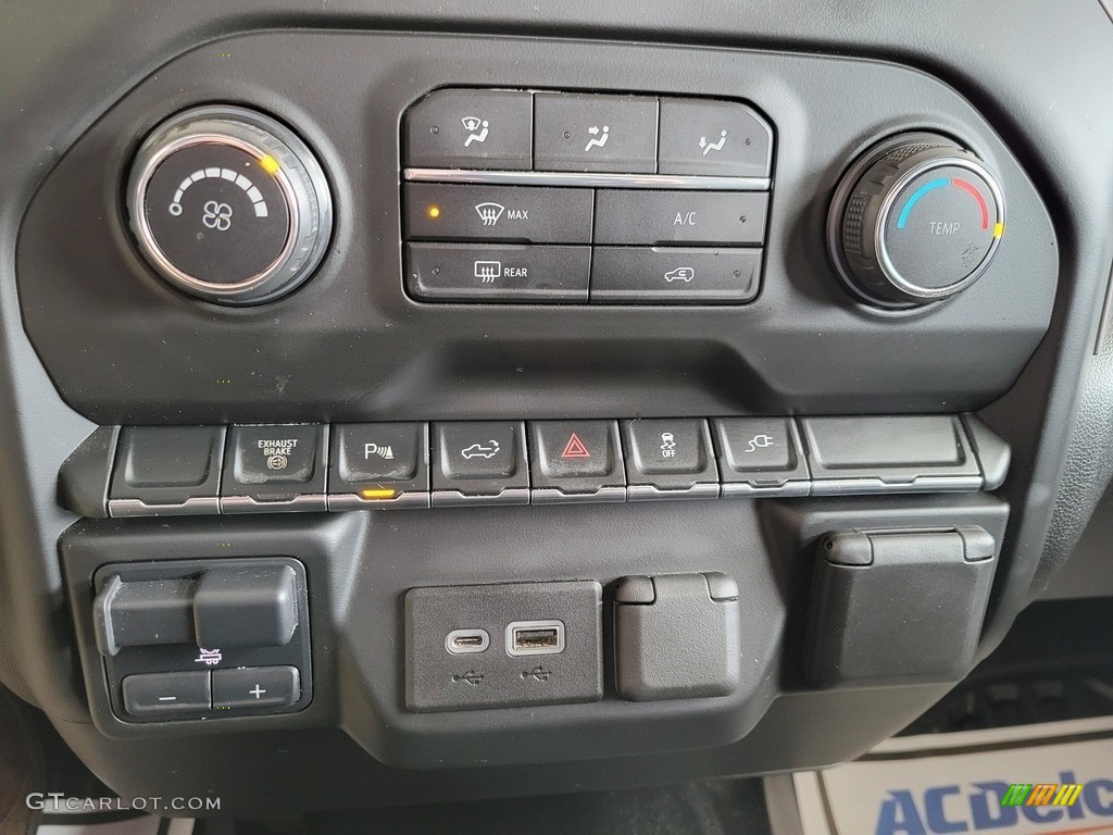 2021 Chevrolet Silverado 3500HD Work Truck Crew Cab 4x4 Controls Photo #143995106