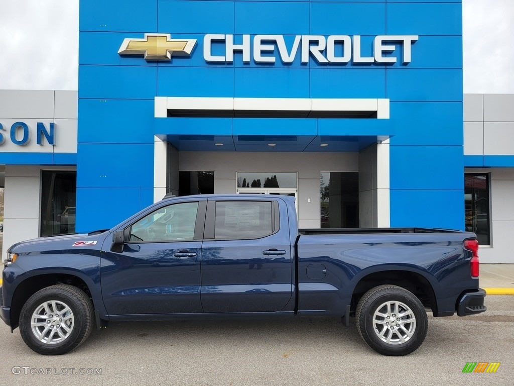 Northsky Blue Metallic 2022 Chevrolet Silverado 1500 Limited RST Crew Cab 4x4 Exterior Photo #143995163