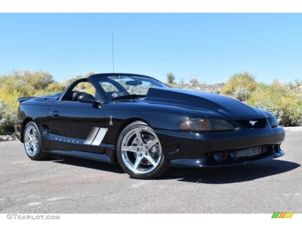 Black 1996 Ford Mustang Saleen S281 Convertible Exterior Photo #143995184