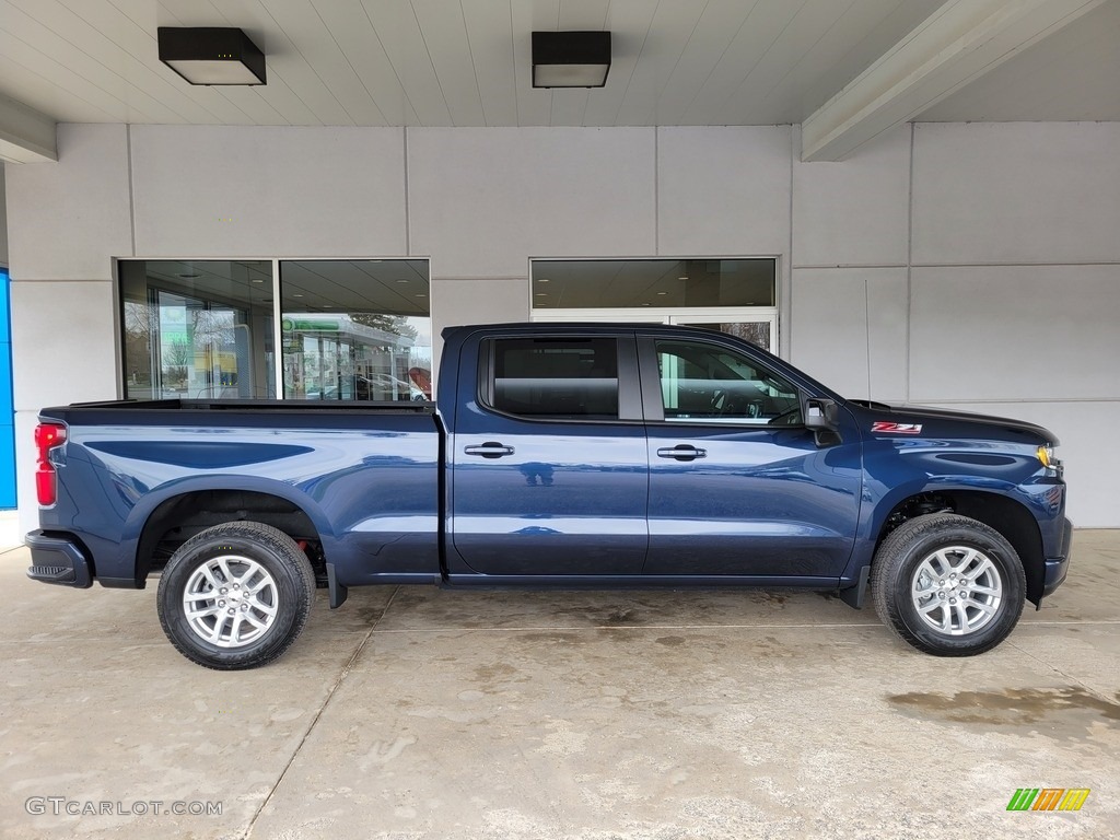 2022 Silverado 1500 Limited RST Crew Cab 4x4 - Northsky Blue Metallic / Gideon/­Very Dark Atmosphere photo #3