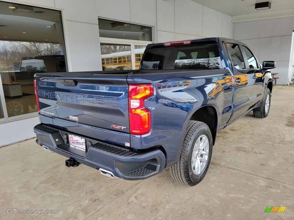 2022 Silverado 1500 Limited RST Crew Cab 4x4 - Northsky Blue Metallic / Gideon/­Very Dark Atmosphere photo #4