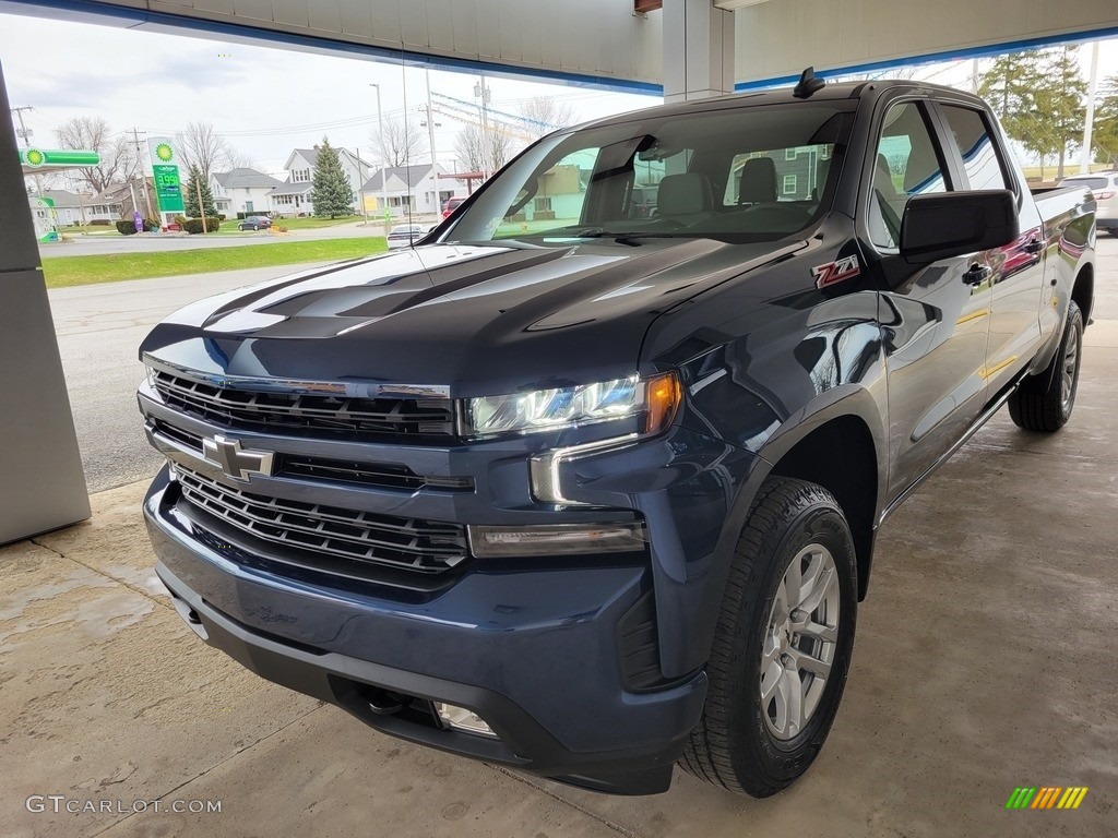 2022 Silverado 1500 Limited RST Crew Cab 4x4 - Northsky Blue Metallic / Gideon/­Very Dark Atmosphere photo #8