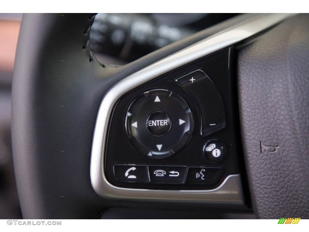2022 Honda CR-V EX-L AWD Gray Steering Wheel Photo #143995748
