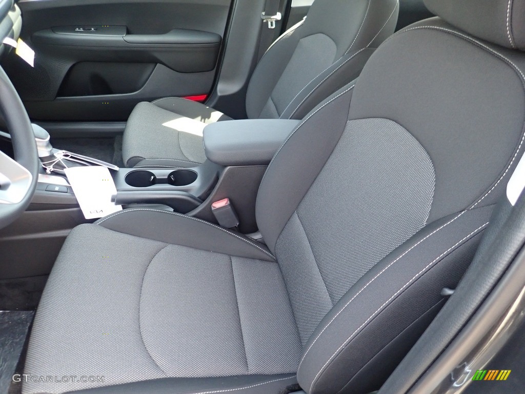 Black Interior 2022 Kia Forte LXS Photo #143996501