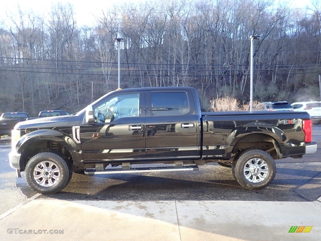 2017 F250 Super Duty Lariat Crew Cab 4x4 - Shadow Black / Black photo #5