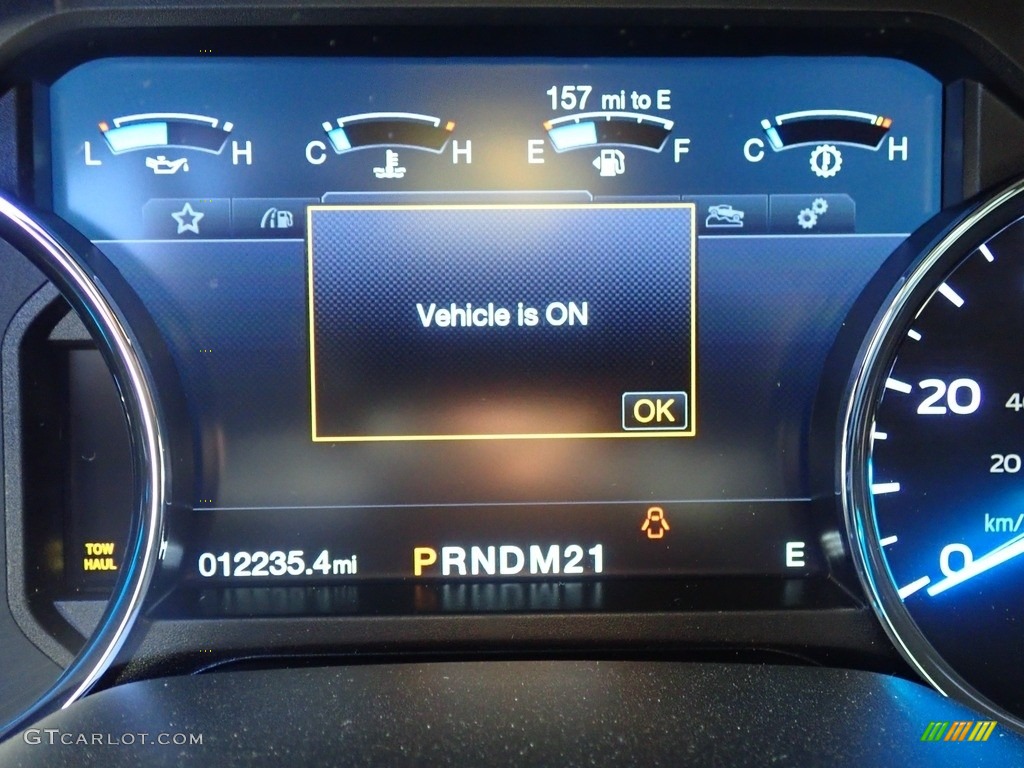 2017 F250 Super Duty Lariat Crew Cab 4x4 - Shadow Black / Black photo #29