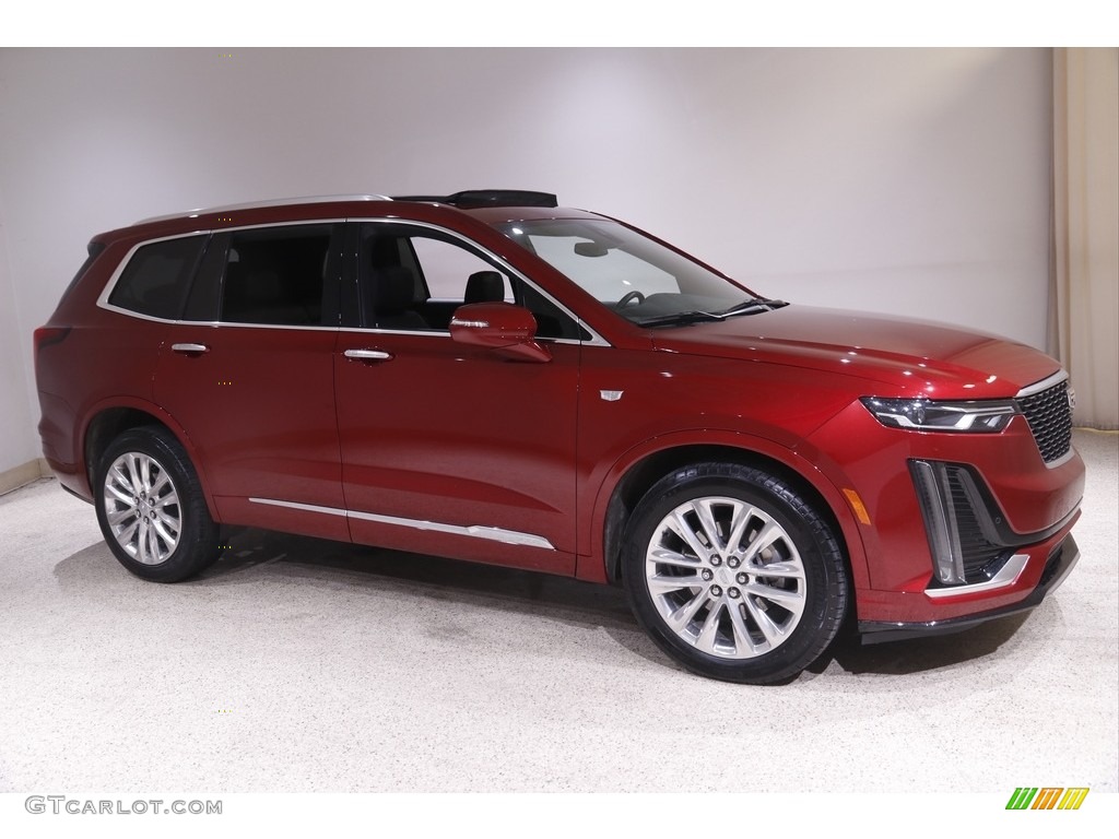Red Horizon Tintcoat 2020 Cadillac XT6 Premium Luxury AWD Exterior Photo #143998298