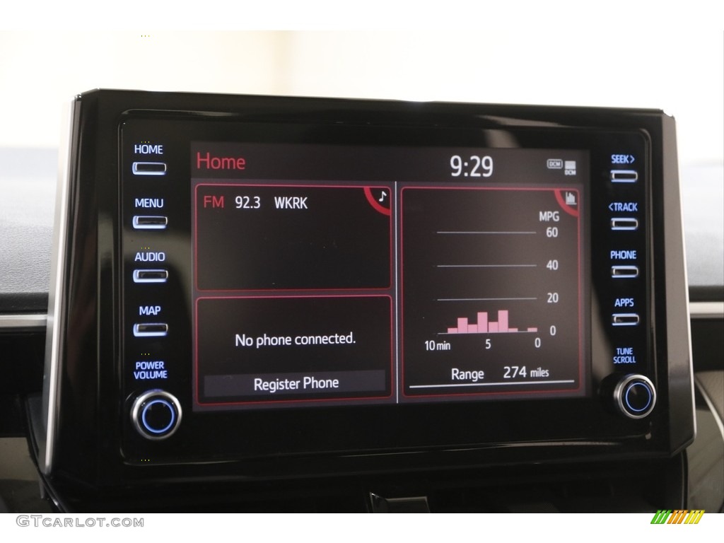 2020 Corolla LE - Blueprint / Light Gray photo #10
