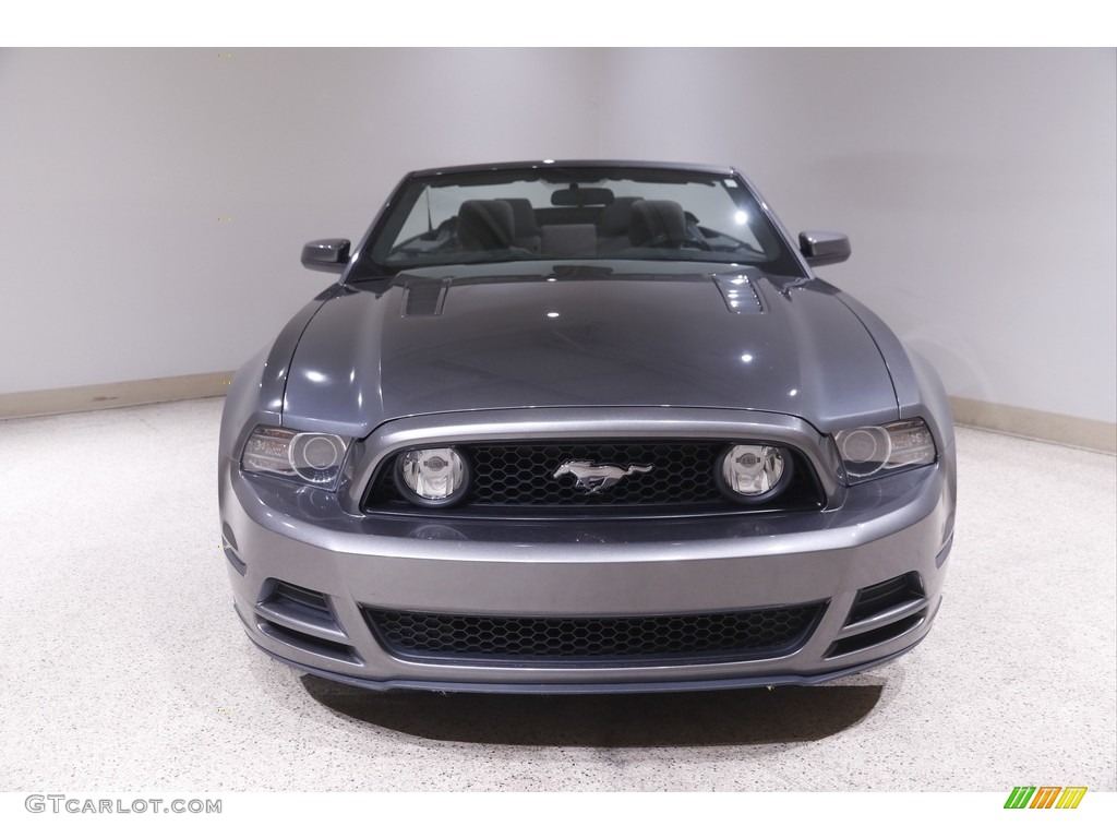 2013 Mustang GT Convertible - Sterling Gray Metallic / Charcoal Black photo #3