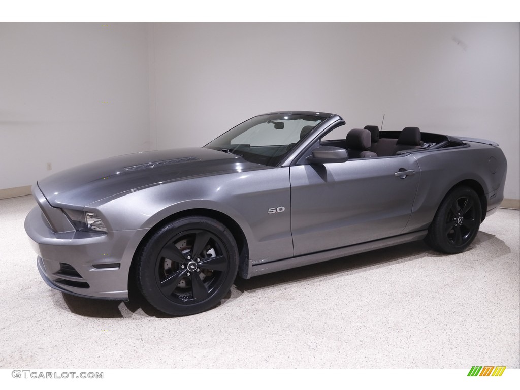 2013 Mustang GT Convertible - Sterling Gray Metallic / Charcoal Black photo #4