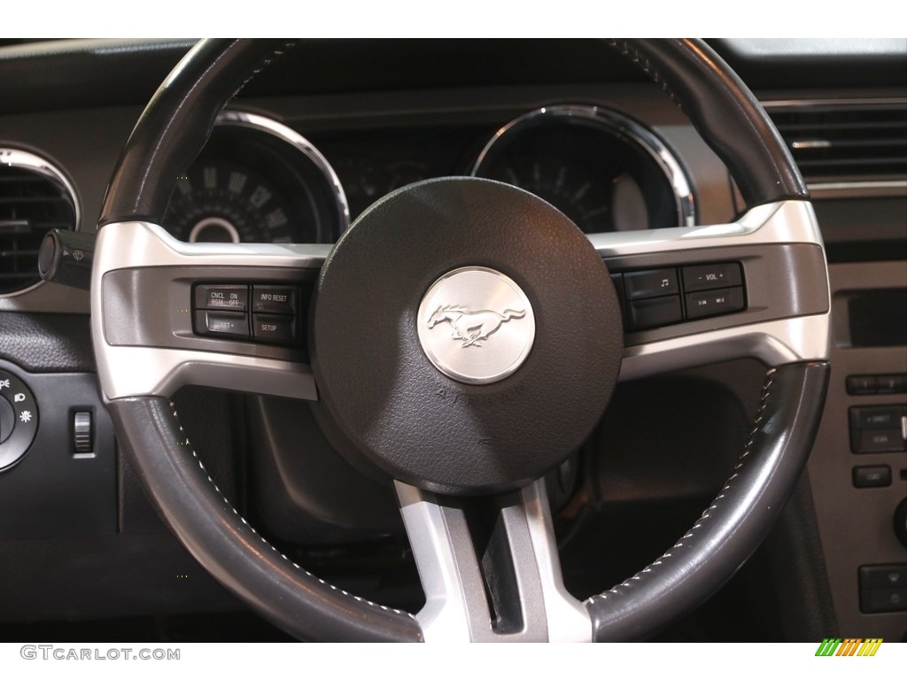 2013 Mustang GT Convertible - Sterling Gray Metallic / Charcoal Black photo #8