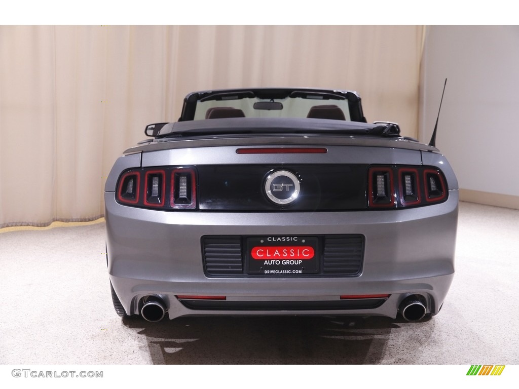 2013 Mustang GT Convertible - Sterling Gray Metallic / Charcoal Black photo #17