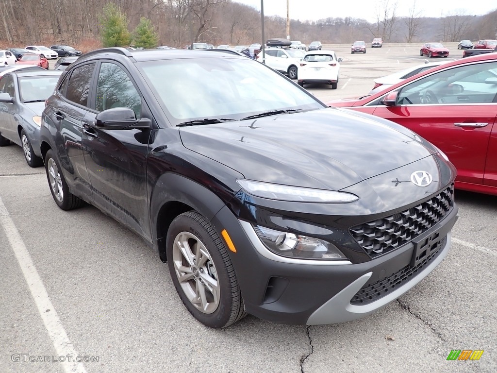 Ultra Black 2022 Hyundai Kona SEL AWD Exterior Photo #143999040
