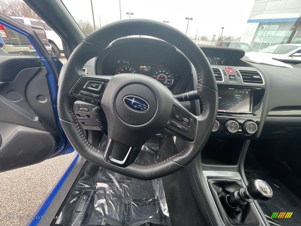 2019 Subaru WRX Premium Carbon Black Steering Wheel Photo #143999202