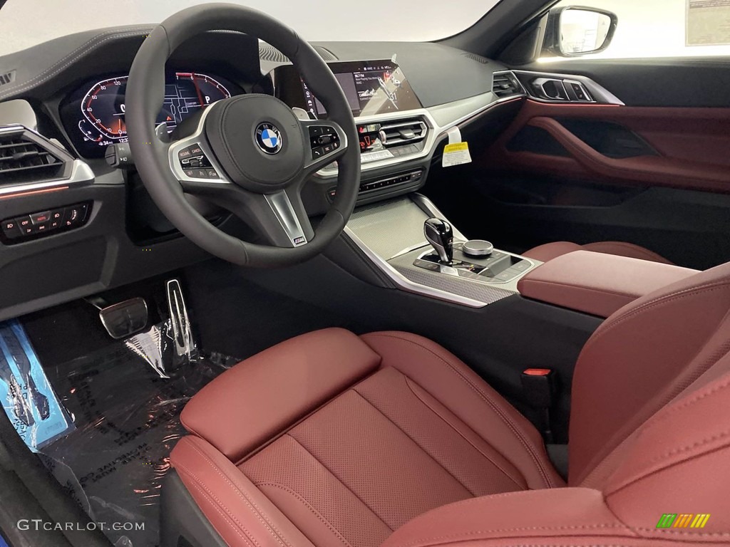Tacora Red Interior 2022 BMW 4 Series 430i Convertible Photo #143999265