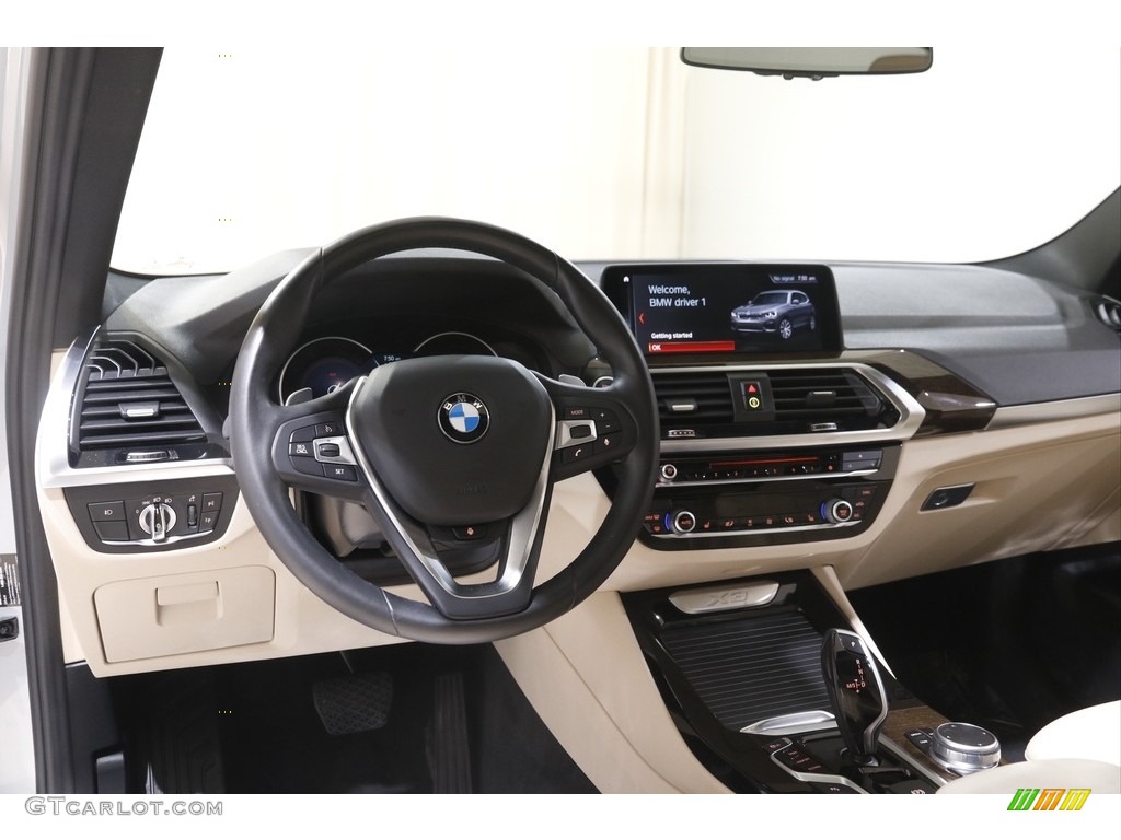 2019 X3 xDrive30i - Glacier Silver Metallic / Canberra Beige/Black photo #6