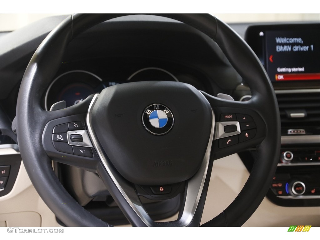 2019 X3 xDrive30i - Glacier Silver Metallic / Canberra Beige/Black photo #7