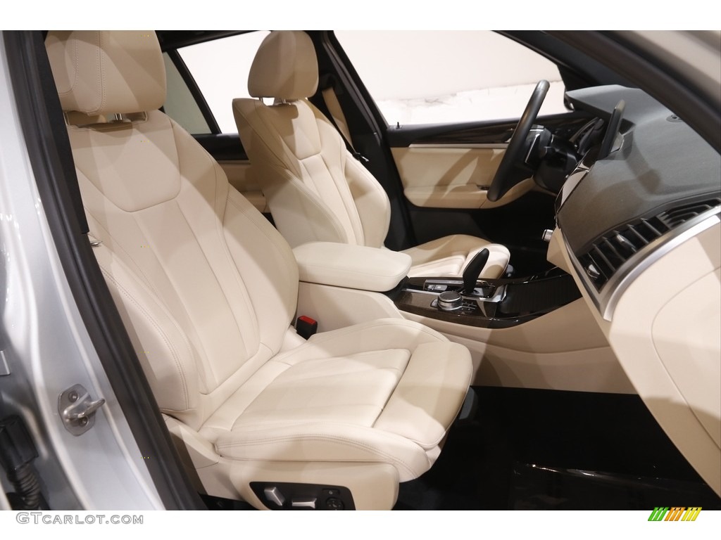 2019 X3 xDrive30i - Glacier Silver Metallic / Canberra Beige/Black photo #17