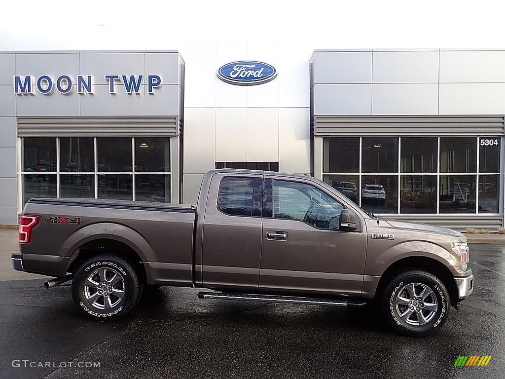 2018 F150 XLT SuperCab 4x4 - Lead Foot / Earth Gray photo #1