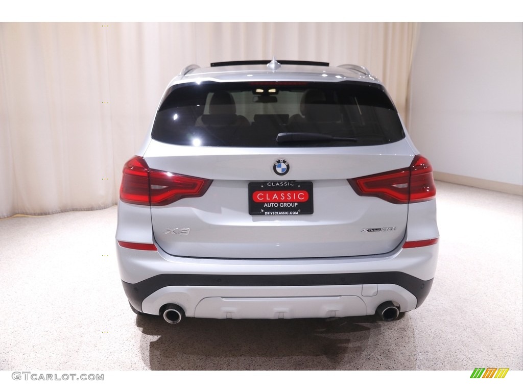 2019 X3 xDrive30i - Glacier Silver Metallic / Canberra Beige/Black photo #20