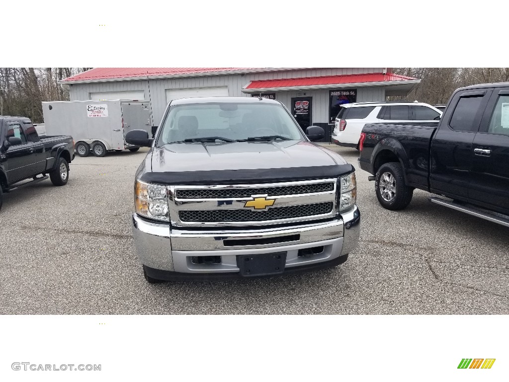 2012 Silverado 1500 LT Crew Cab 4x4 - Graystone Metallic / Ebony photo #3