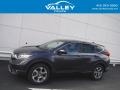 2018 Modern Steel Metallic Honda CR-V EX AWD  photo #2