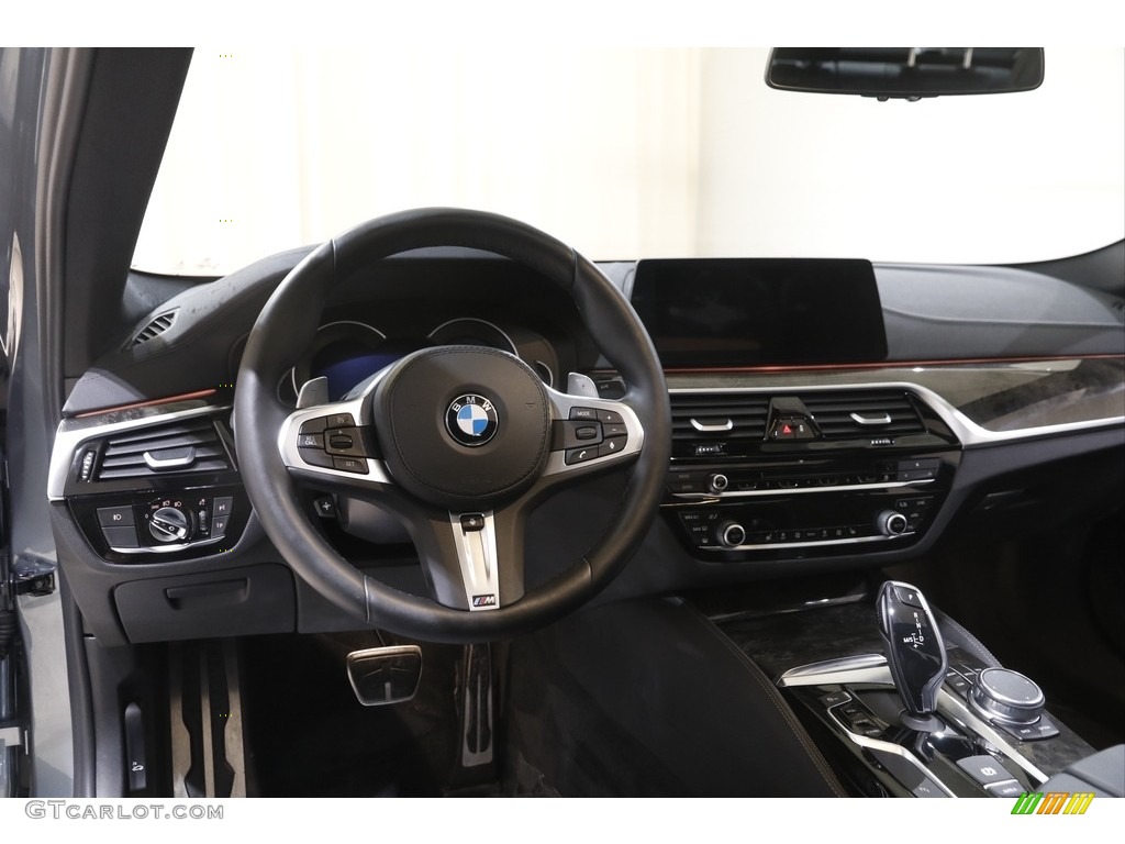 2018 5 Series 540i xDrive Sedan - Bluestone Metallic / Black photo #6