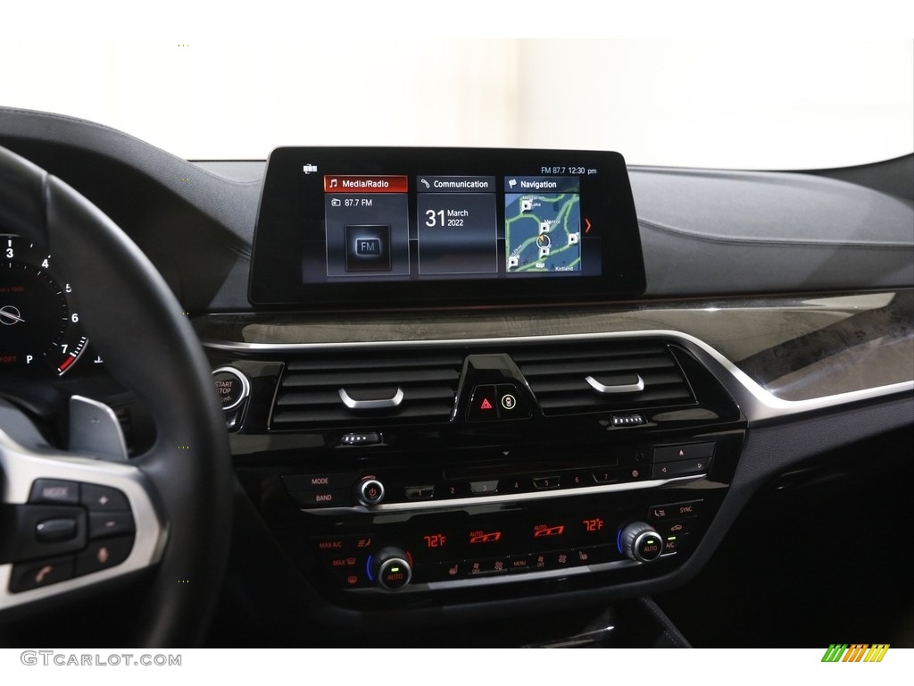 2018 5 Series 540i xDrive Sedan - Bluestone Metallic / Black photo #9