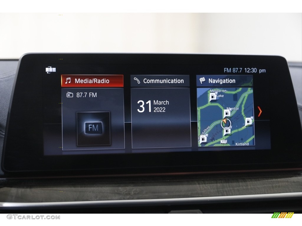 2018 5 Series 540i xDrive Sedan - Bluestone Metallic / Black photo #10