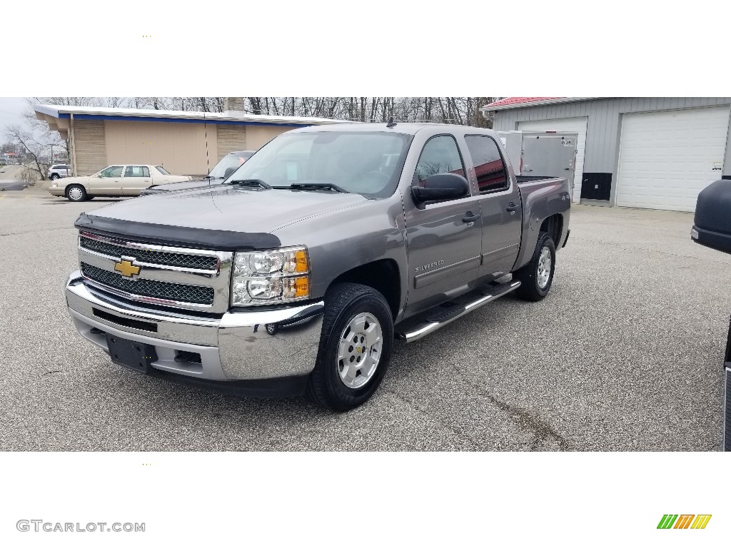 2012 Silverado 1500 LT Crew Cab 4x4 - Graystone Metallic / Ebony photo #24