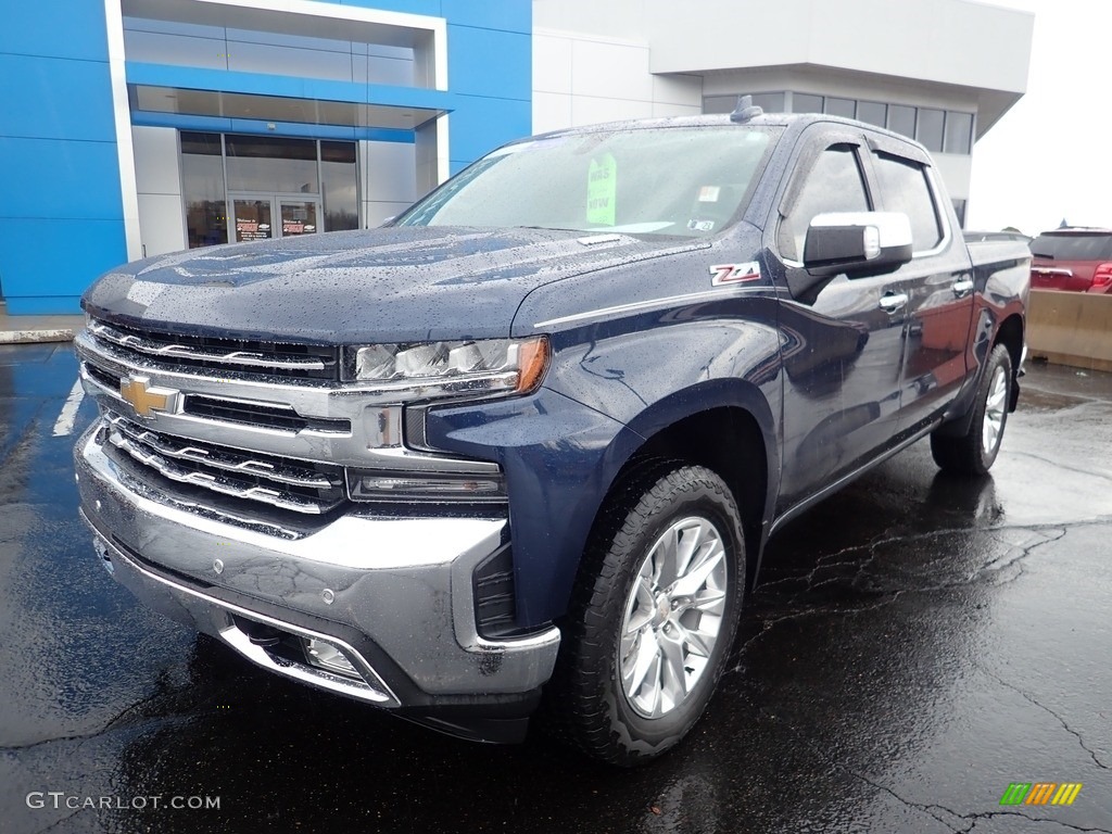 2020 Silverado 1500 LTZ Crew Cab 4x4 - Northsky Blue Metallic / Jet Black photo #2
