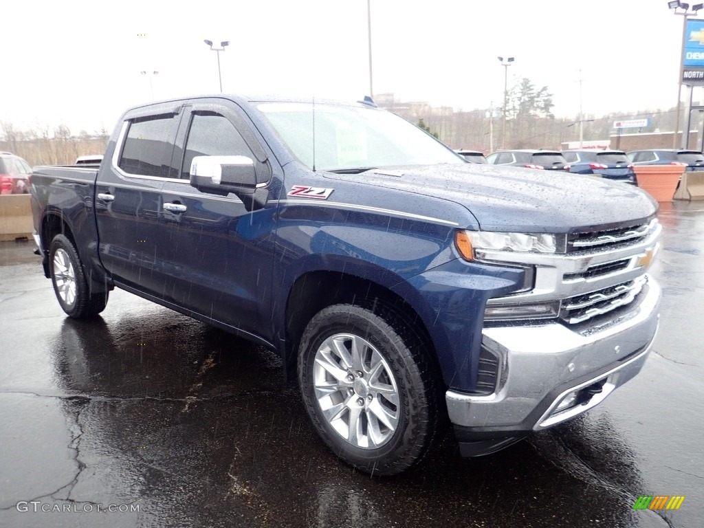 2020 Silverado 1500 LTZ Crew Cab 4x4 - Northsky Blue Metallic / Jet Black photo #10