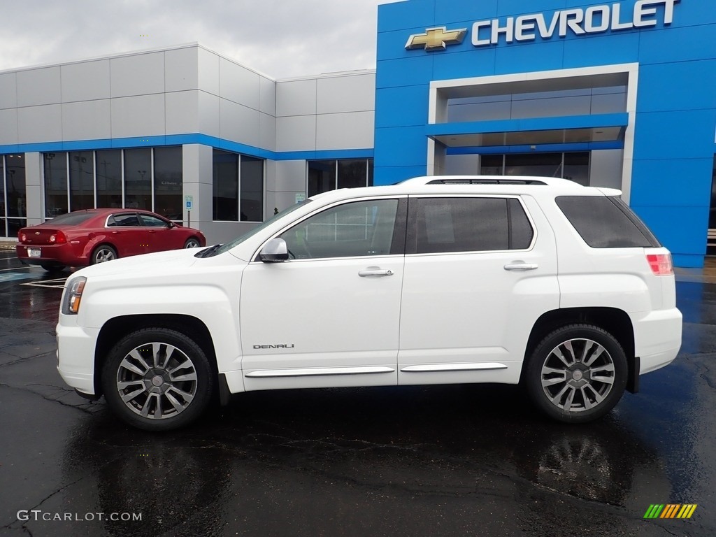 2017 Terrain Denali AWD - White Frost Tricoat / Jet Black photo #3