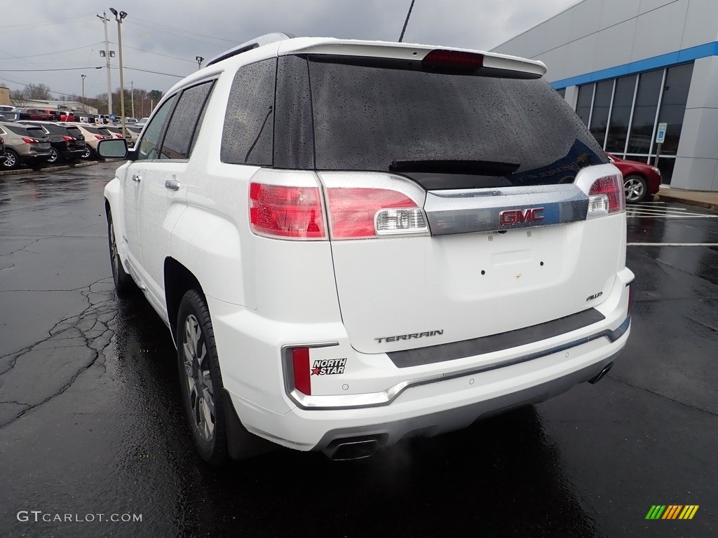 2017 Terrain Denali AWD - White Frost Tricoat / Jet Black photo #5