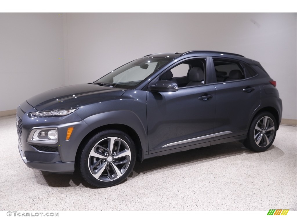 Thunder Gray 2021 Hyundai Kona Ultimate AWD Exterior Photo #144001014