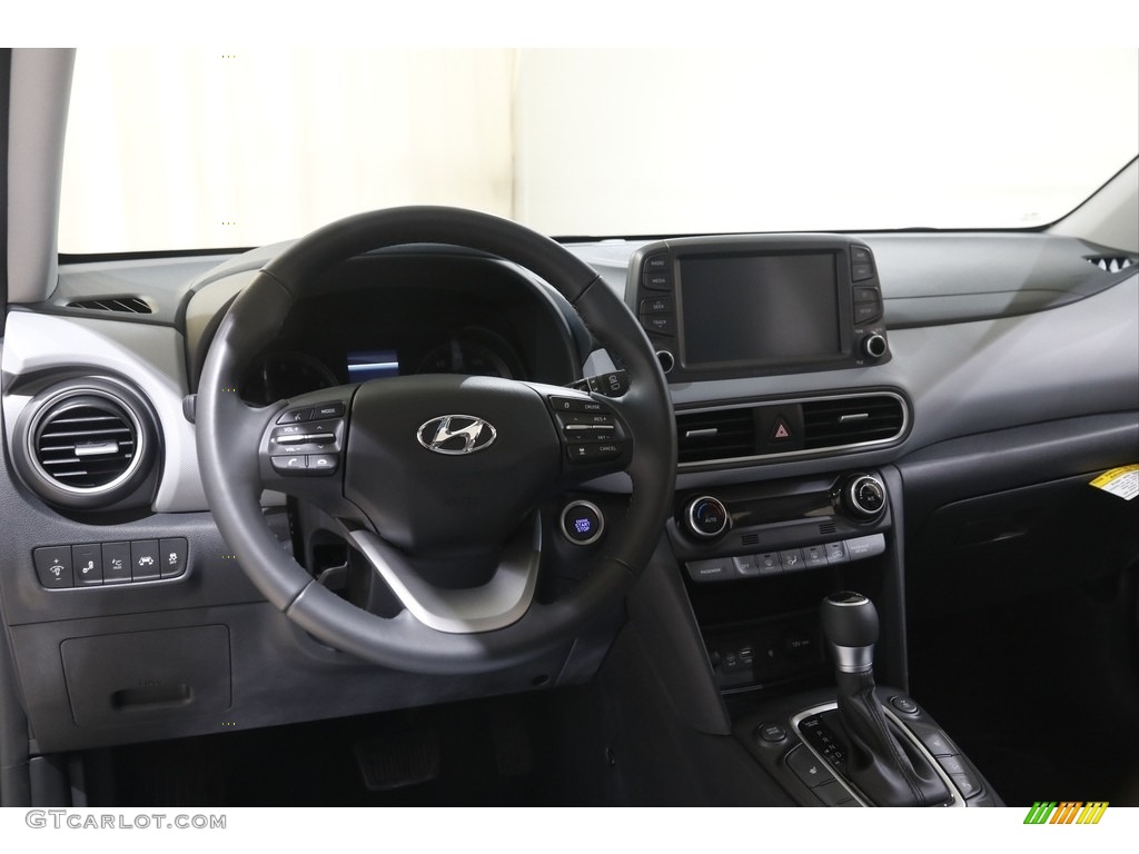 2021 Hyundai Kona Ultimate AWD Black/Gray Dashboard Photo #144001065