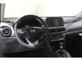 Black/Gray 2021 Hyundai Kona Ultimate AWD Dashboard
