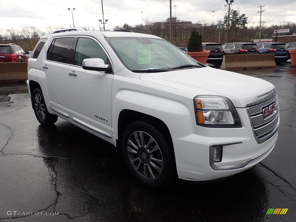 2017 Terrain Denali AWD - White Frost Tricoat / Jet Black photo #11