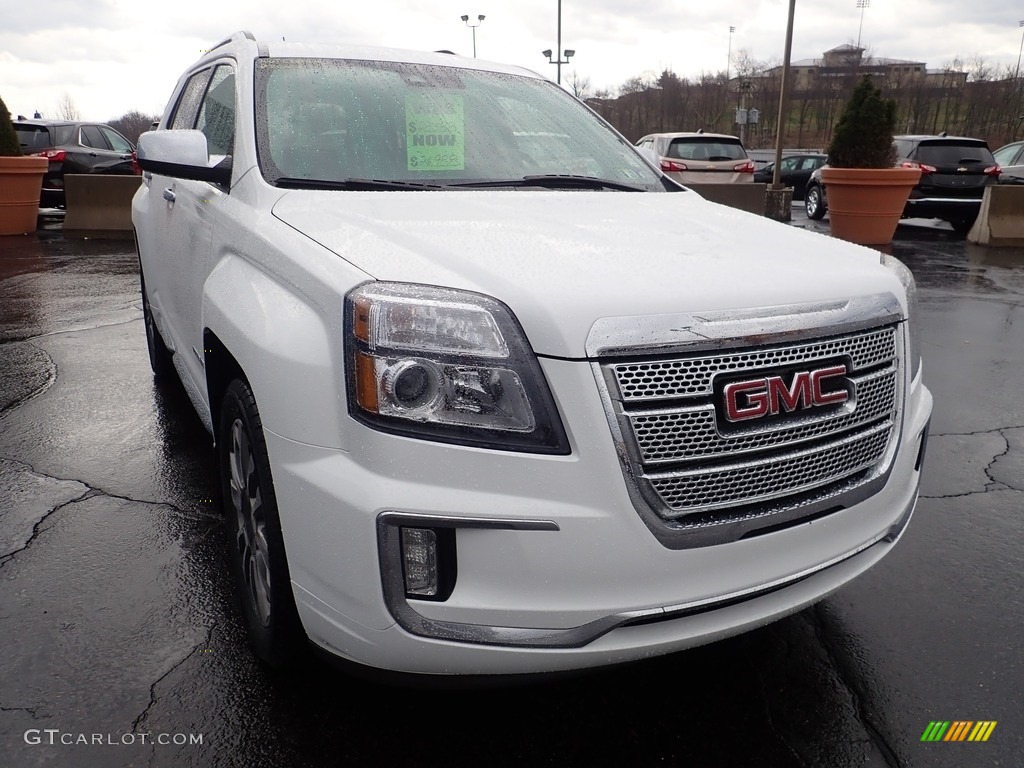 2017 Terrain Denali AWD - White Frost Tricoat / Jet Black photo #12