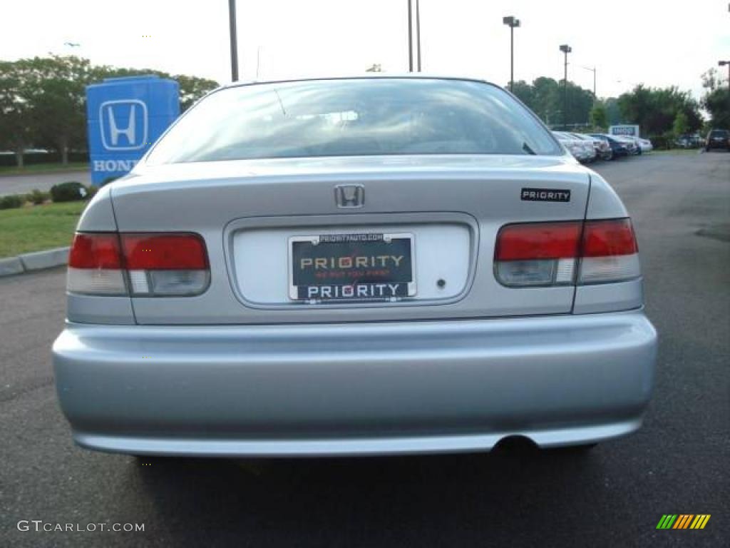 2000 Civic EX Coupe - Vogue Silver Metallic / Gray photo #5