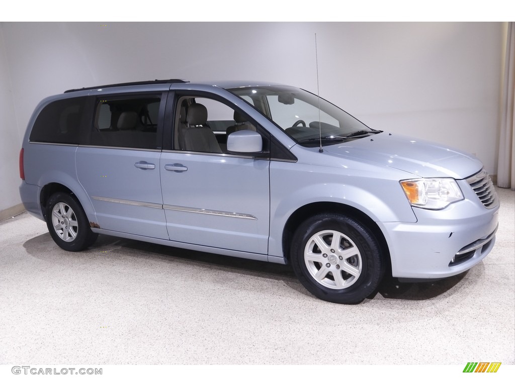 2013 Town & Country Touring - Crystal Blue Pearl / Black/Light Graystone photo #1