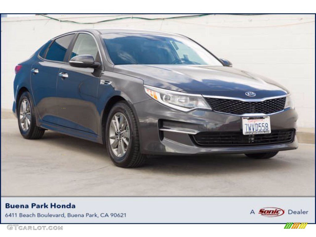 2016 Optima LX 1.6T - Platinum Graphite / Black photo #1