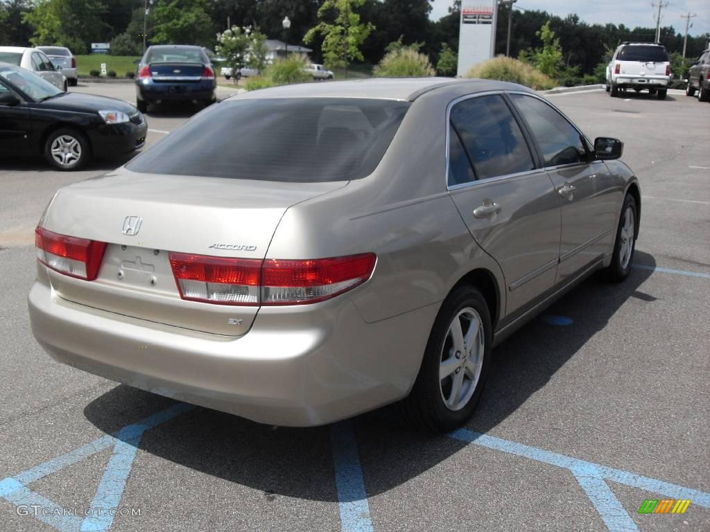 2003 Accord EX-L Sedan - Desert Mist Metallic / Gray photo #6
