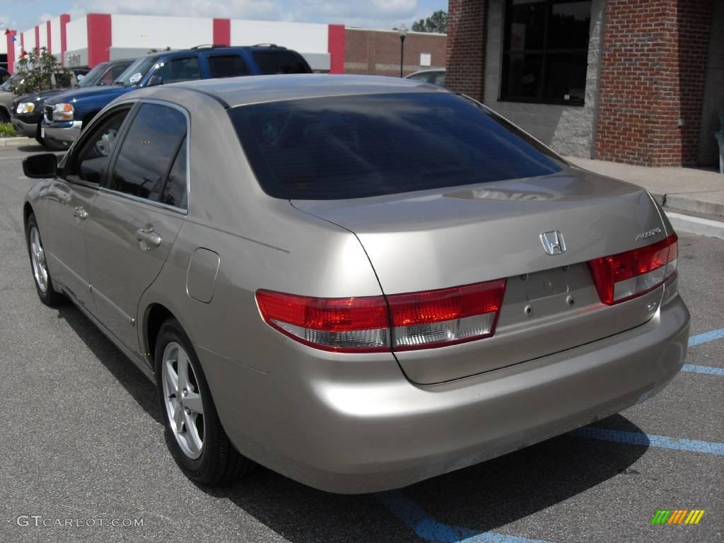 2003 Accord EX-L Sedan - Desert Mist Metallic / Gray photo #8
