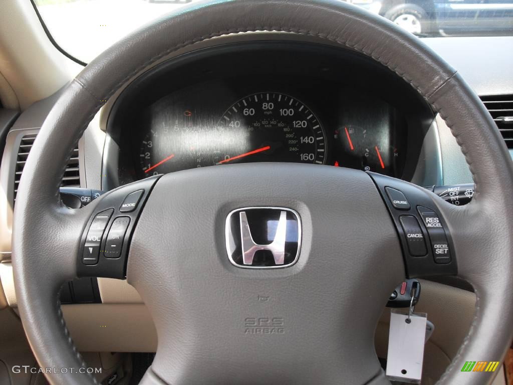 2003 Accord EX-L Sedan - Desert Mist Metallic / Gray photo #10