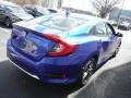 2020 Aegean Blue Metallic Honda Civic EX Sedan  photo #8