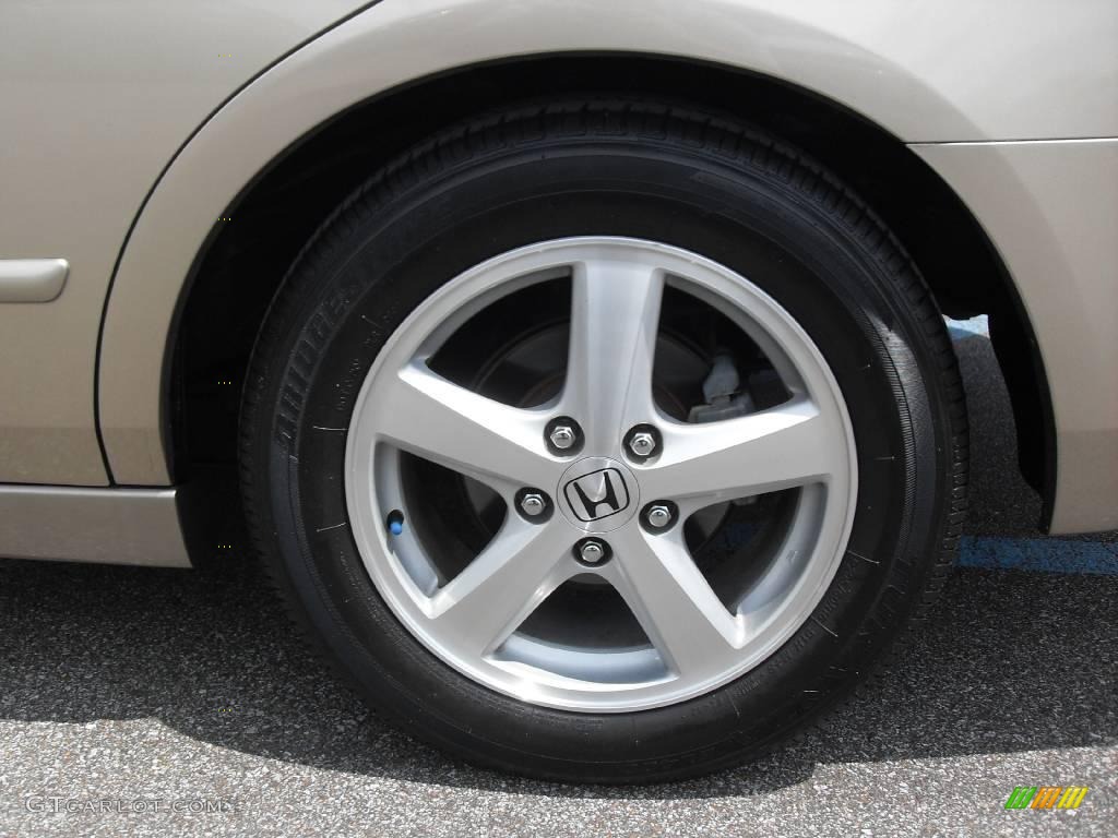 2003 Accord EX-L Sedan - Desert Mist Metallic / Gray photo #17