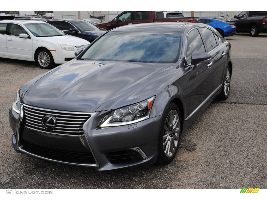 Nebula Gray Pearl 2017 Lexus LS 460 Exterior Photo #144004929